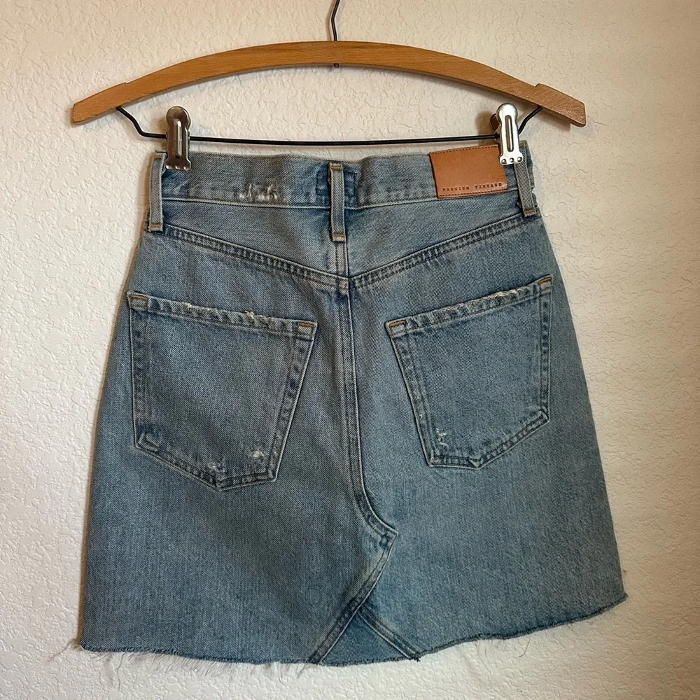 Citizens Of Humanity Astrid Mini Skirt in Archive High waisted